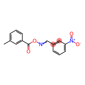1-(([(3-METHYLBENZOYL)OXY]IMINO)METHYL)-3-NITROBENZENE