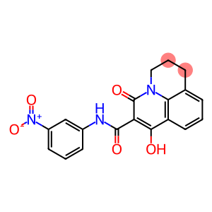 7-HYDROXY-N-(3-NITROPHENYL)-5-OXO-2,3-DIHYDRO-1H,5H-PYRIDO[3,2,1-IJ]QUINOLINE-6-CARBOXAMIDE