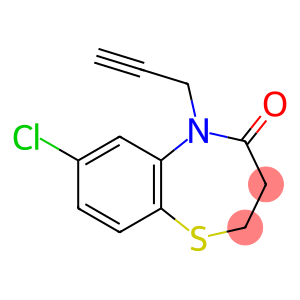 7-CHLORO-5-(2-PROPYNYL)-2,3-DIHYDRO-1,5-BENZOTHIAZEPIN-4(5H)-ONE