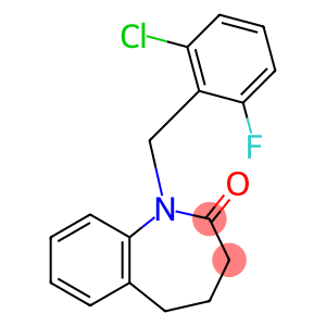 1-[(2-chloro-6-fluorophenyl)methyl]-2,3,4,5-tetrahydro-1H-1-benzazepin-2-one