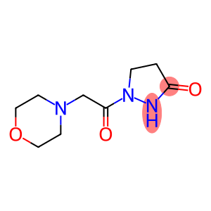 1-[2-(morpholin-4-yl)acetyl]pyrazolidin-3-one