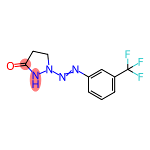 1-(2-[3-(TRIFLUOROMETHYL)PHENYL]DIAZENYL)TETRAHYDRO-3H-PYRAZOL-3-ONE