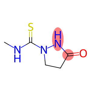 1-Pyrazolidinecarbothioamide, N-methyl-3-oxo-