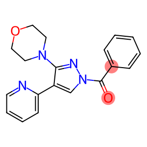 4-[1-benzoyl-4-(pyridin-2-yl)-1H-pyrazol-3-yl]morpholine