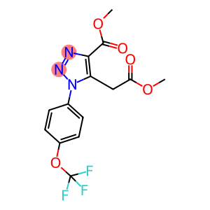 METHYL 5-(2-METHOXY-2-OXOETHYL)-1-[4-(TRIFLUOROMETHOXY)PHENYL]-1H-1,2,3-TRIAZOLE-4-CARBOXYLATE