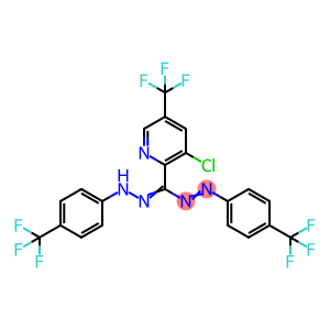 [3-CHLORO-5-(TRIFLUOROMETHYL)-2-PYRIDINYL](2-[4-(TRIFLUOROMETHYL)PHENYL]DIAZENYL)METHANONE N-[4-(TRIFLUOROMETHYL)PHENYL]HYDRAZONE