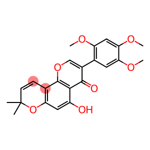 5-Hydroxy-3-(2,4,5-trimethoxyphenyl)-8,8-dimethyl-4H,8H-benzo[1,2-b:3,4-b']dipyran-4-one