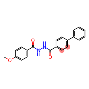 N'-(4-methoxybenzoyl)-4-biphenylcarbohydrazide