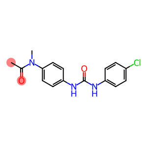 N-(4-{[(4-chlorophenyl)carbamoyl]amino}phenyl)-N-methylacetamide