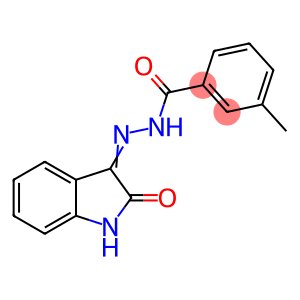 3-methyl-N'-(2-oxo-1,2-dihydro-3H-indol-3-ylidene)benzohydrazide