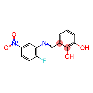 3-[({2-fluoro-5-nitrophenyl}imino)methyl]-1,2-benzenediol