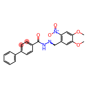 N'-(4,5-dimethoxy-2-nitrobenzylidene)-4-biphenylcarbohydrazide