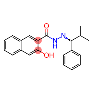 3-hydroxy-N'-(2-methyl-1-phenylpropylidene)-2-naphthohydrazide