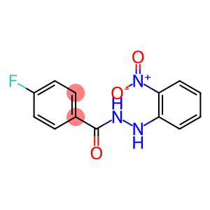 4-fluoro-N'-{2-nitrophenyl}benzohydrazide