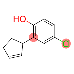 4-Chloro-2-(2-cyclopenten-1-yl)phenol
