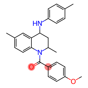 1-(4-methoxybenzoyl)-2,6-dimethyl-N-(4-methylphenyl)-1,2,3,4-tetrahydro-4-quinolinamine