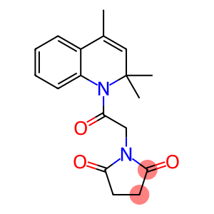 1-[2-oxo-2-(2,2,4-trimethyl-1(2H)-quinolinyl)ethyl]-2,5-pyrrolidinedione