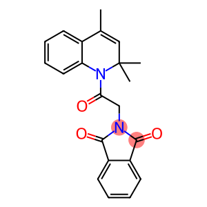 2-[2-oxo-2-(2,2,4-trimethyl-1(2H)-quinolinyl)ethyl]-1H-isoindole-1,3(2H)-dione