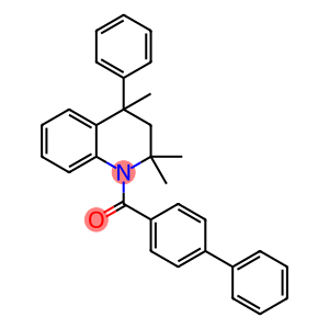 1-([1,1'-biphenyl]-4-ylcarbonyl)-2,2,4-trimethyl-4-phenyl-1,2,3,4-tetrahydroquinoline
