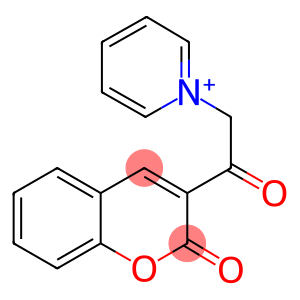 1-[2-oxo-2-(2-oxo-2H-chromen-3-yl)ethyl]pyridinium