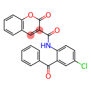 N-(2-benzoyl-4-chlorophenyl)-2-oxo-2H-chromene-3-carboxamide