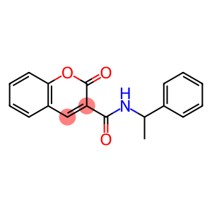 2-oxo-N-(1-phenylethyl)-2H-chromene-3-carboxamide