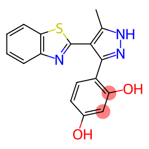 4-(4-(benzo[d]thiazol-2-yl)-5-methyl-1H-pyrazol-3-yl)benzene-1,3-diol