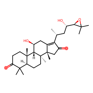 (5R,8S,9S,10S,11S,14R)-17-[(2R,4S)-4-[(2R)-3,3-dimethyloxiran-2-yl]-4-hydroxybutan-2-yl]-11-hydroxy-4,4,8,10,14-pentamethyl-2,5,6,7,9,11,12,15-octahydro-1H-cyclopenta[a]phenanthrene-3,16-dione