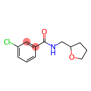 3-chloro-N-(tetrahydro-2-furanylmethyl)benzamide