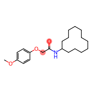 Acetamide, N-cyclododecyl-2-(4-methoxyphenoxy)-