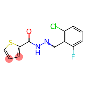 N'-(2-chloro-6-fluorobenzylidene)-2-thiophenecarbohydrazide