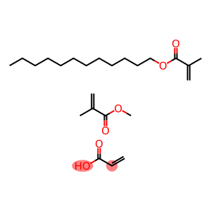 丙烯酸-甲基丙烯酸月桂基酯-甲基丙烯酸甲酯共聚物