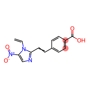 Benzoic acid, 4-[2-(1-ethenyl-5-nitro-1H-imidazol-2-yl)ethenyl]-