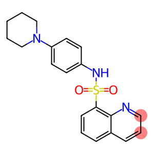 8-Quinolinesulfonamide, N-[4-(1-piperidinyl)phenyl]-