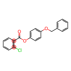 4-(benzyloxy)phenyl 2-chlorobenzoate