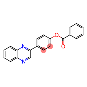 4-(2-quinoxalinyl)phenyl benzoate