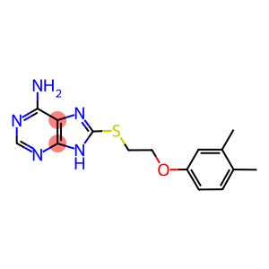 8-{[2-(3,4-dimethylphenoxy)ethyl]sulfanyl}-9H-purin-6-ylamine