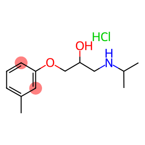 2-羟基-3-(3-甲基苯氧基)丙基](丙-2-基)胺盐酸盐