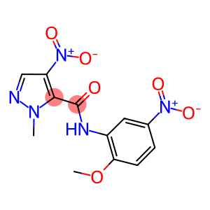 4-nitro-n-{5-nitro-2-methoxyphenyl}-1-methyl-1h-pyrazole-5-carboxamide