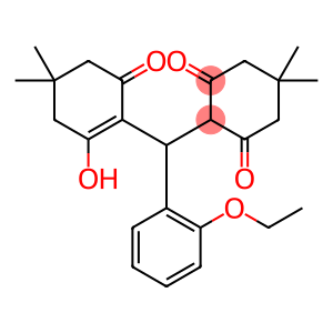 2-[(2-ethoxyphenyl)(2-hydroxy-4,4-dimethyl-6-oxocyclohex-1-en-1-yl)methyl]-5,5-dimethylcyclohexane-1,3-dione