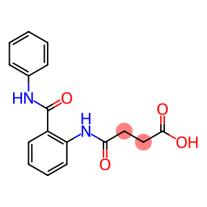 4-[2-(anilinocarbonyl)anilino]-4-oxobutanoic acid