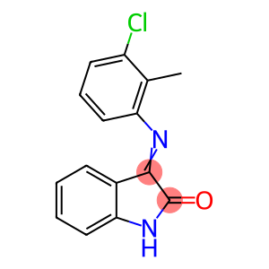 2H-Indol-2-one, 3-[(3-chloro-2-methylphenyl)imino]-1,3-dihydro-