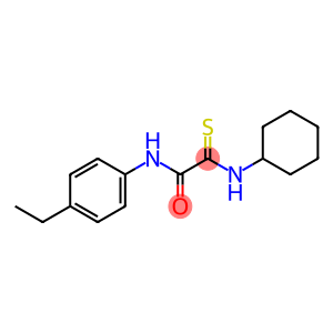 2-(CYCLOHEXYLAMINO)-N-(4-ETHYLPHENYL)-2-THIOXOACETAMIDE