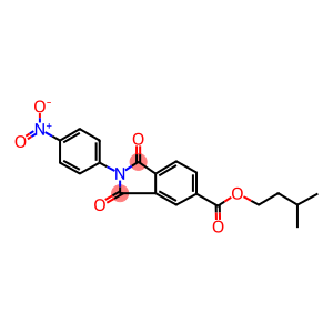 isopentyl 2-{4-nitrophenyl}-1,3-dioxo-5-isoindolinecarboxylate