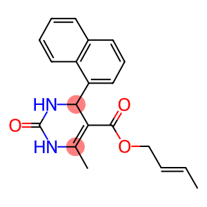 2-butenyl 6-methyl-4-(1-naphthyl)-2-oxo-1,2,3,4-tetrahydro-5-pyrimidinecarboxylate