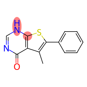 Thieno[2,3-d]pyrimidin-4(1H)-one, 5-methyl-6-phenyl-