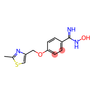 N'-HYDROXY-4-[(2-METHYL-1,3-THIAZOL-4-YL)METHOXY]BENZENECARBOXIMIDAMIDE