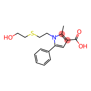 1-[2-[(2-HYDROXYETHYL)THIO]ETHYL]-2-METHYL-5-PHENYL-1H-PYRROLE-3-CARBOXYLIC ACID