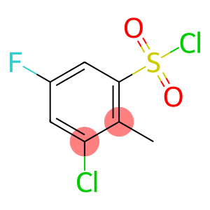 Benzenesulfonyl chloride, 3-chloro-5-fluoro-2-methyl-