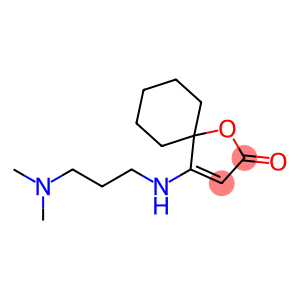 4-{[3-(dimethylamino)propyl]amino}-1-oxaspiro[4.5]dec-3-en-2-one